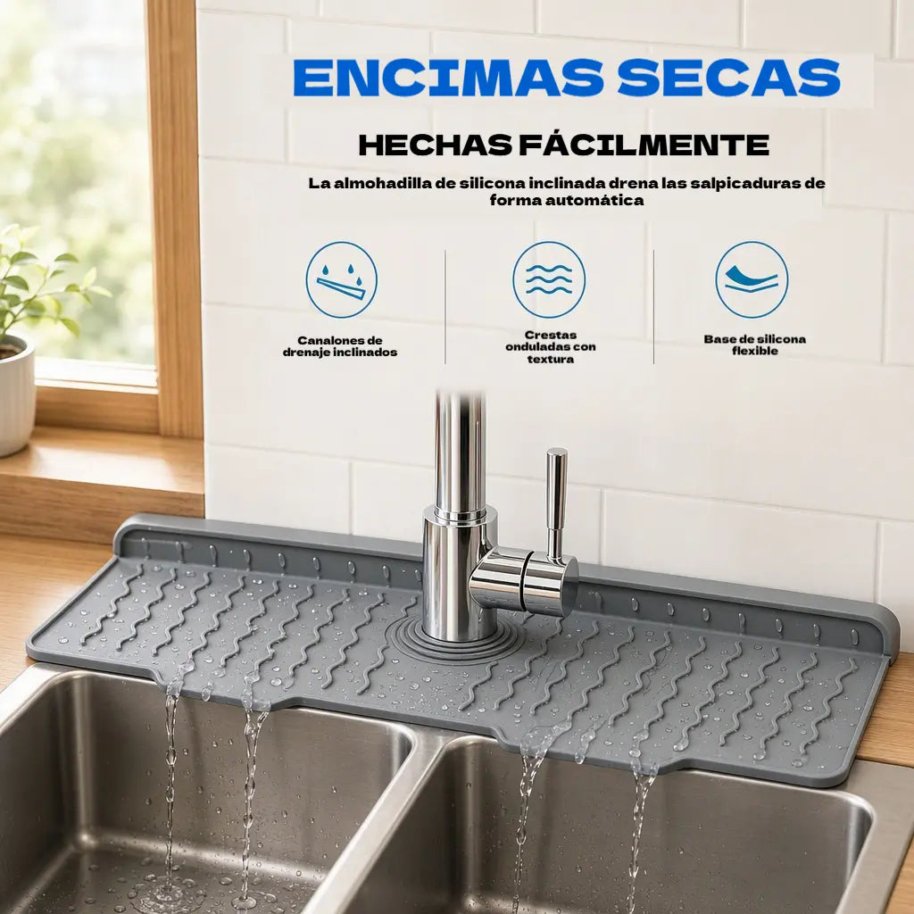 ✨Protector antisalpicaduras de silicona apta para uso alimentario, recortable☔