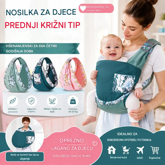 👶 Lagana ergonomska nosiljka za bebe | Savršena za šetnje i putovanja ✈️