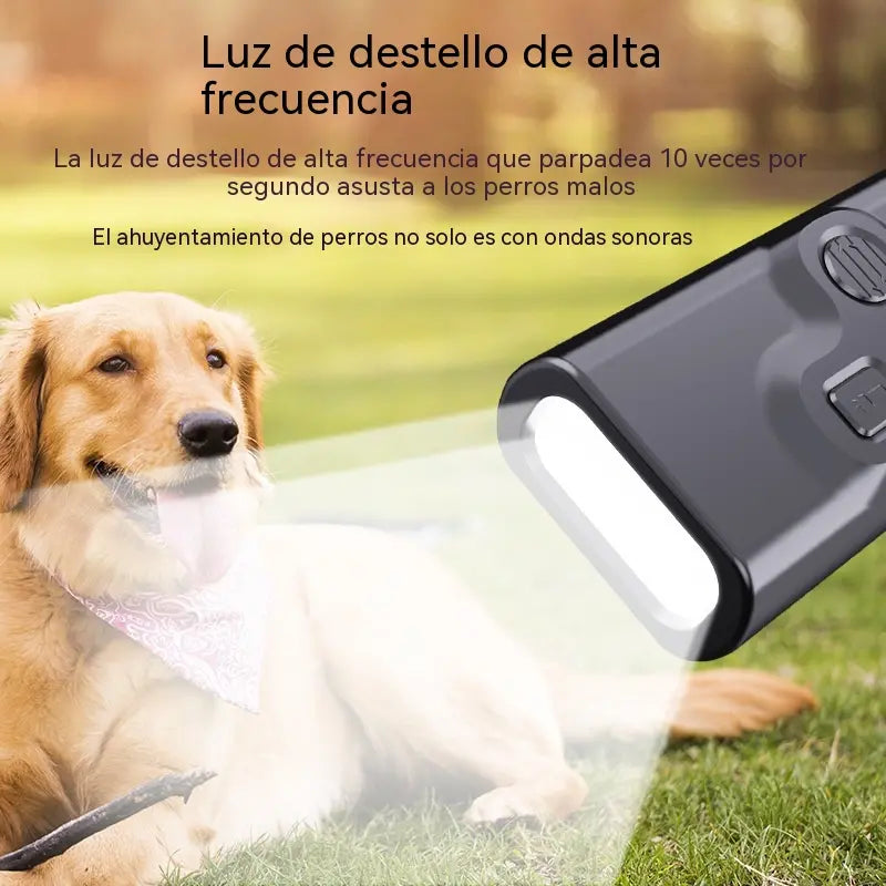 🌠Compañero silencioso: 🐶Dispositivo ultrasónico para controlar los ladridos de perros con luz intermitente.