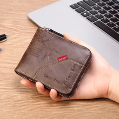 👝 ¡Cartera para Hombre con Cremallera: Elegante, Compacta y con Gran Capacidad!