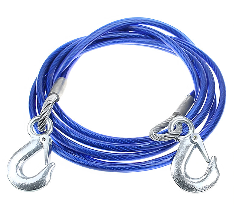 ⛓️🚗 Cuerda de remolque para automóvil, cuerda de tracción, cuerda de rescate – 4 m 3 toneladas