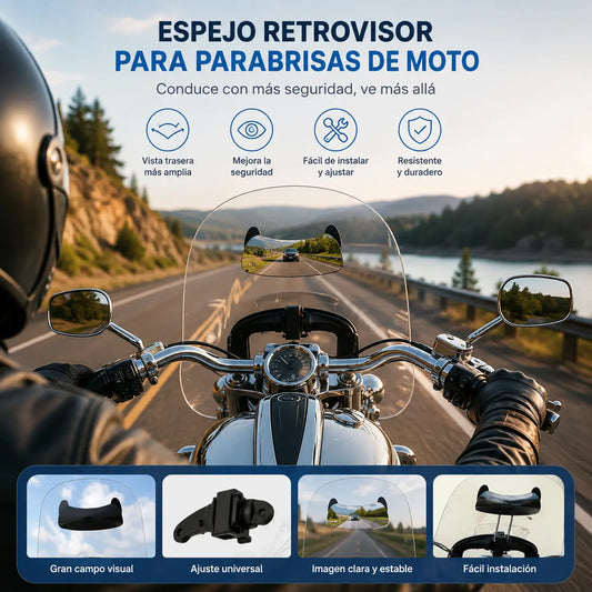 🔥espejo del parabrisas de la motocicleta