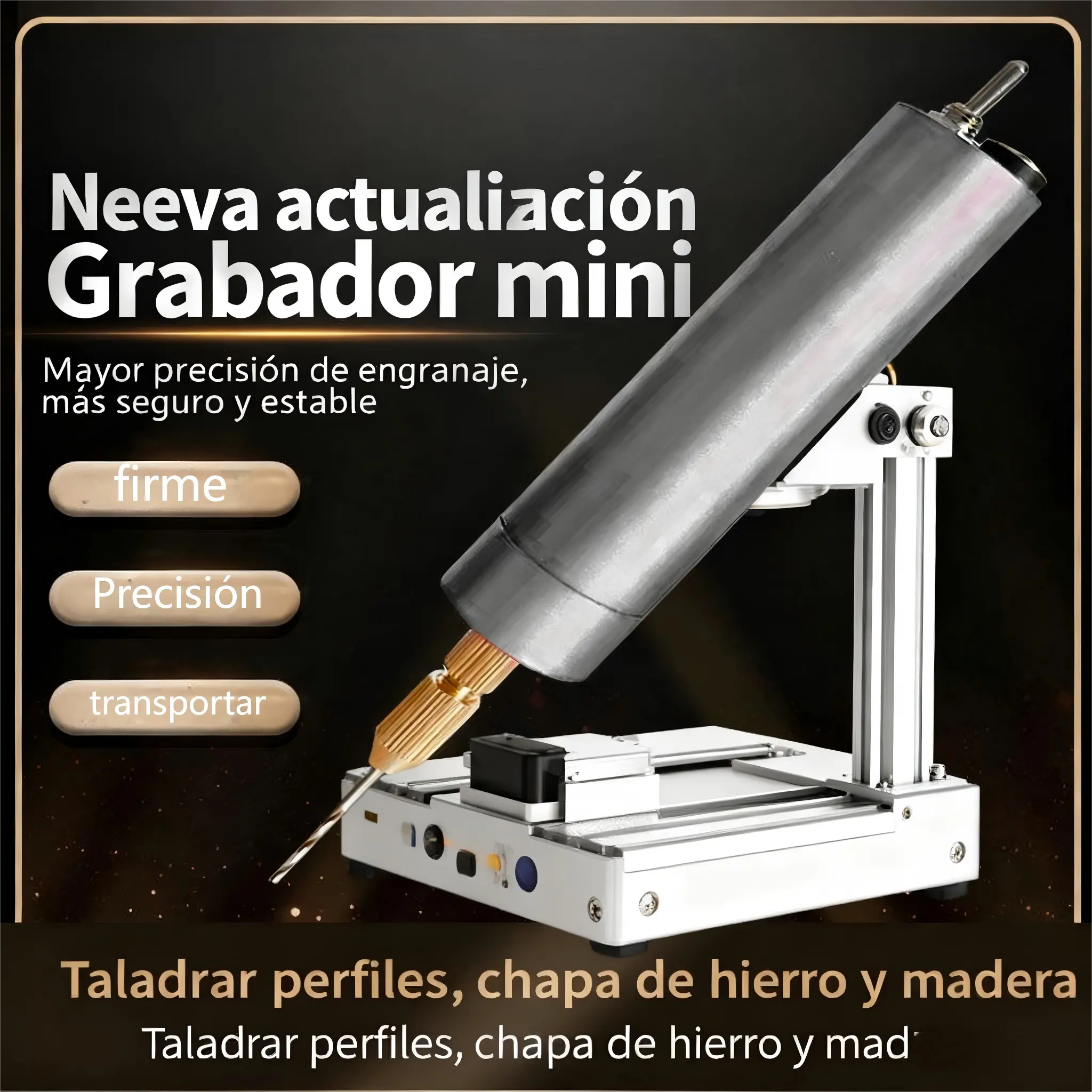🏆Mini taladro manual eléctrico USB, mini amoladora eléctrica DIY