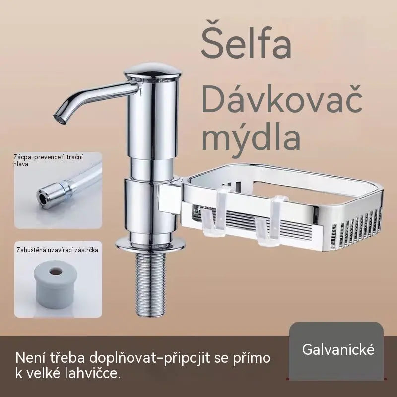Komplet podaljševalne cevi za kuhinjski dozirnik mila