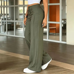 ✨【S–2XL】Nové kalhoty s vysokým pasem a širokými nohavicemi pro rok 2026: elegantní střih, který lichotí postavě.