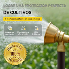 💦 Boquilla de Riego Ajustable de Latón · Pulverización Precisa