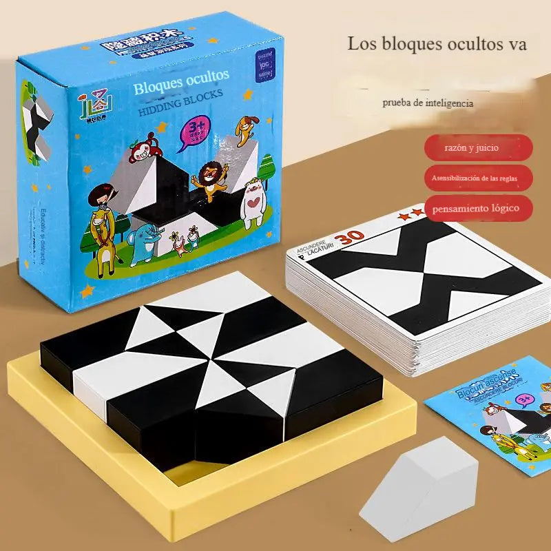 🧩Juguetes educativos para niños rompecabezas de bloques de construcción