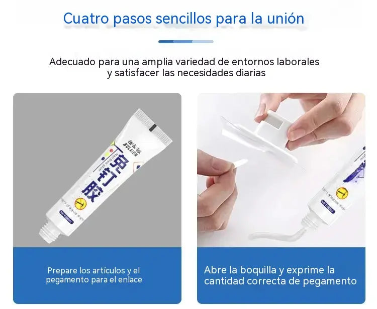 🧰Compra 1 y llévate 1 gratis📍2 pieza 24 euros🔥 Pegamento Multiusos Súper Fuerte — ¡Pega Fácil, Sin Agujeros y con Fijación Duradera!