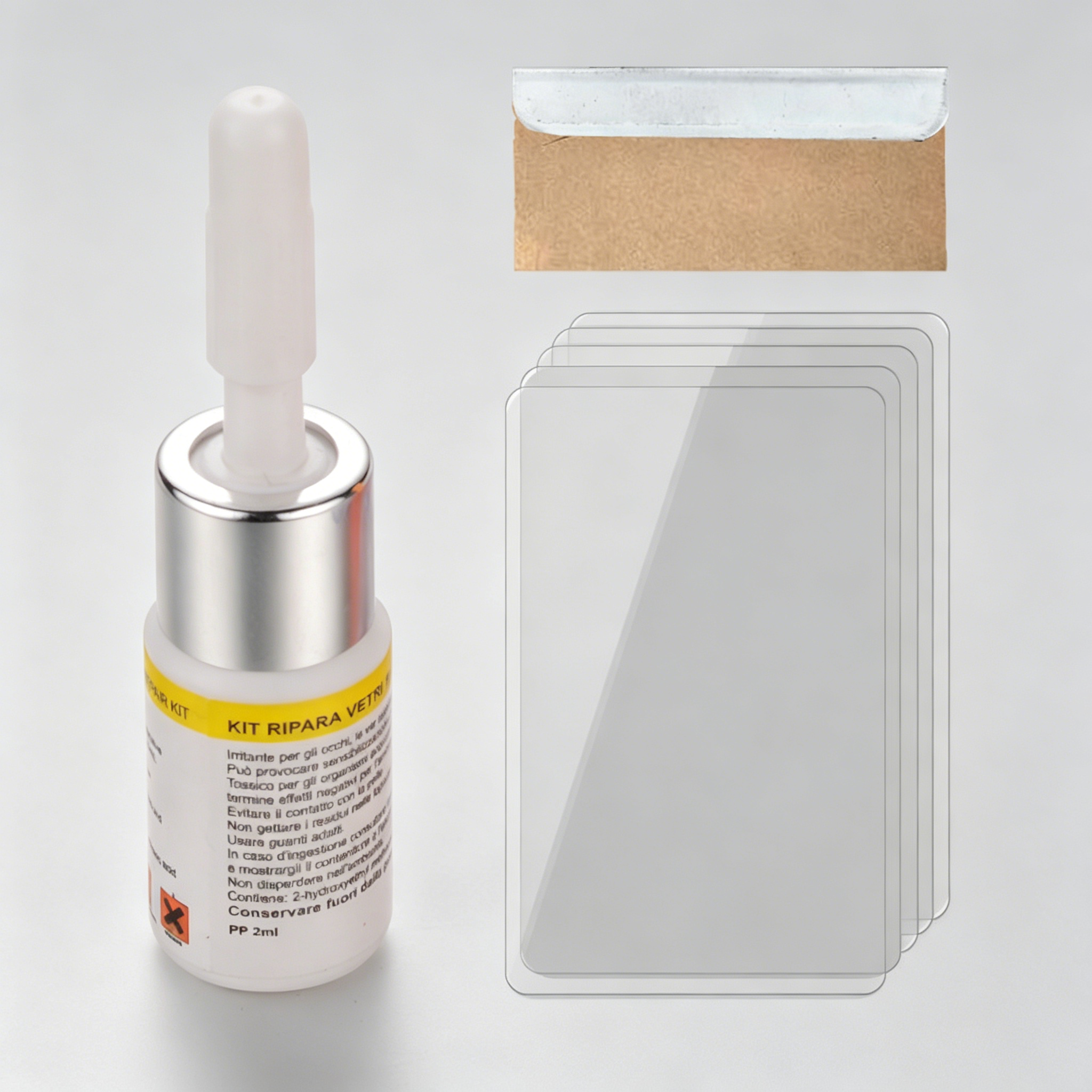 【Set de 3 piezas】🚗 Líquido reparador de grietas, adhesivo para eliminar arañazos y fisuras