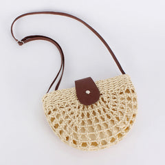👜 ¡OFERTA LIMITADA 50% DE DESCUENTO! ✨ Bolso bandolera tejido estilo boho, elaborado a mano, correa regulable y muy ligero ✨