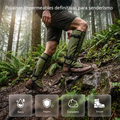 🏕️✅ Calentadores de piernas impermeables para senderismo al aire libre, protección contra mordeduras de serpiente, adecuados para senderismo y aventura al aire libre.