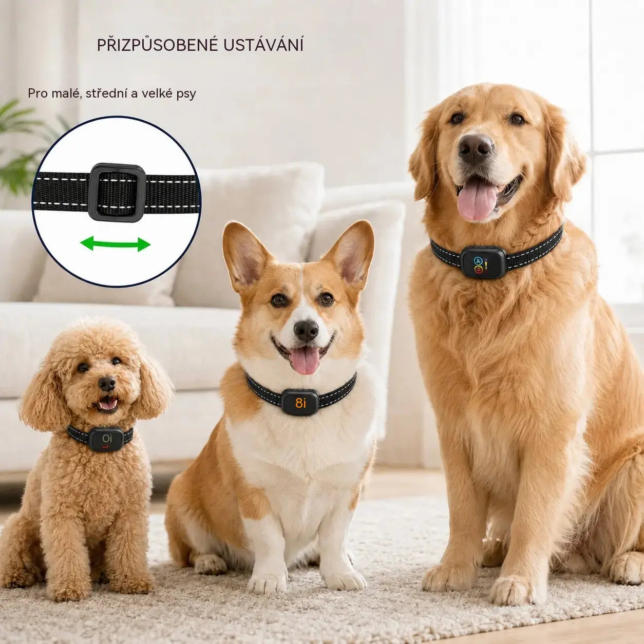 🥳50% SLEVA🐶 Chytrý obojek proti štěkání pro psy