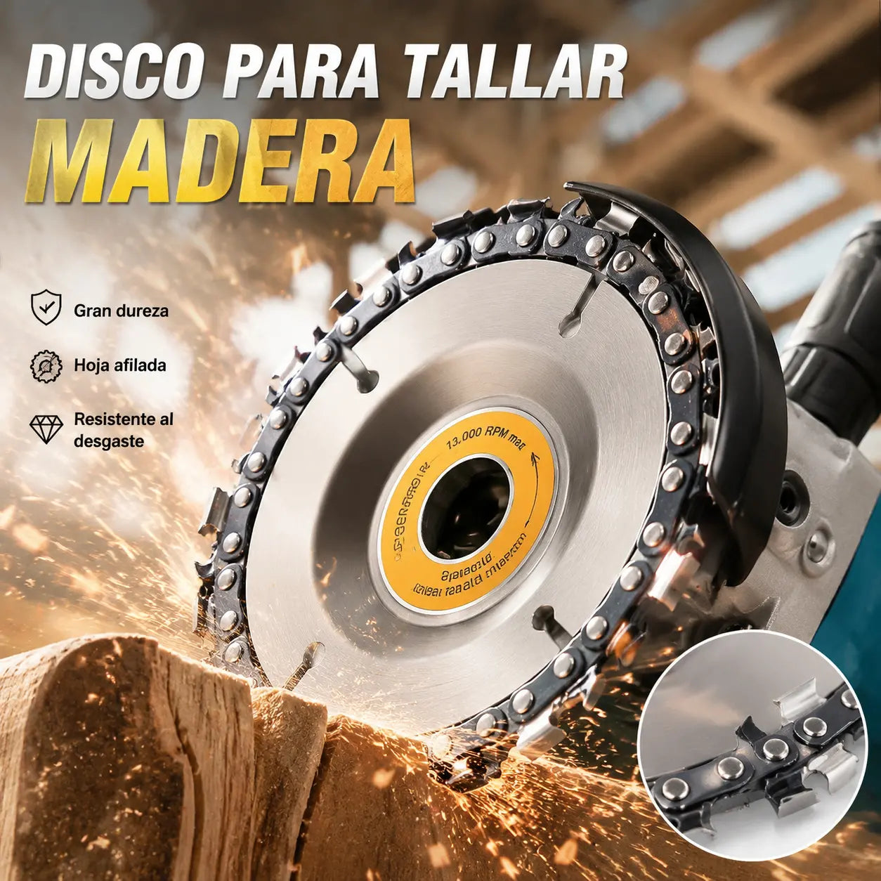 【2 pieza 24 euros】Hoja de motosierra de 4 pulgadas para amoladoras angulares: duradera, permite cortes suaves y un corte rápido y preciso de madera, PVC y plásticos.