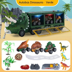 🦖🚛 ¡El Camión de Dinosaurios que Guarda, Lanza y Divierte! 🎵✨