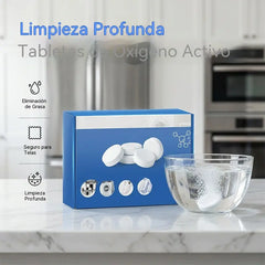 2 cajas por 25 euros🧼✨ Pastillas Multifuncionales de Limpieza con Oxígeno Activo: ¡Limpieza Potente y Fácil!