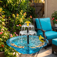 💧☀️ Fuente Solar para Jardín | Convierte tu Estanque en un Rincón de Ensueño 🐦