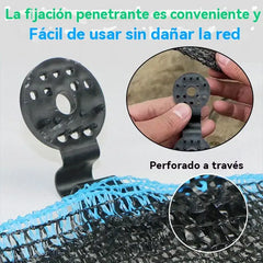 50 piezas🌿 Clips para Malla de Sombra｜Fijación Rápida y Segura para Invernaderos, Jardines y Cultivos