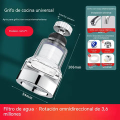 🔥 ¡Compra 1 y llévate 1 GRATIS! 2 unidades por solo 26 €🚰 Aireador Giratorio 360° para Grifo con 3 Modos – ¡Menos Salpicaduras y Más Comodidad!