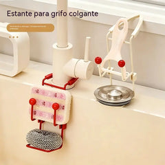 Compra 1 y llévate 1 gratis🚰 Organizador para Grifo Sin Taladro – ¡Mantén el Fregadero Ordenado y los Estropajos Secos!