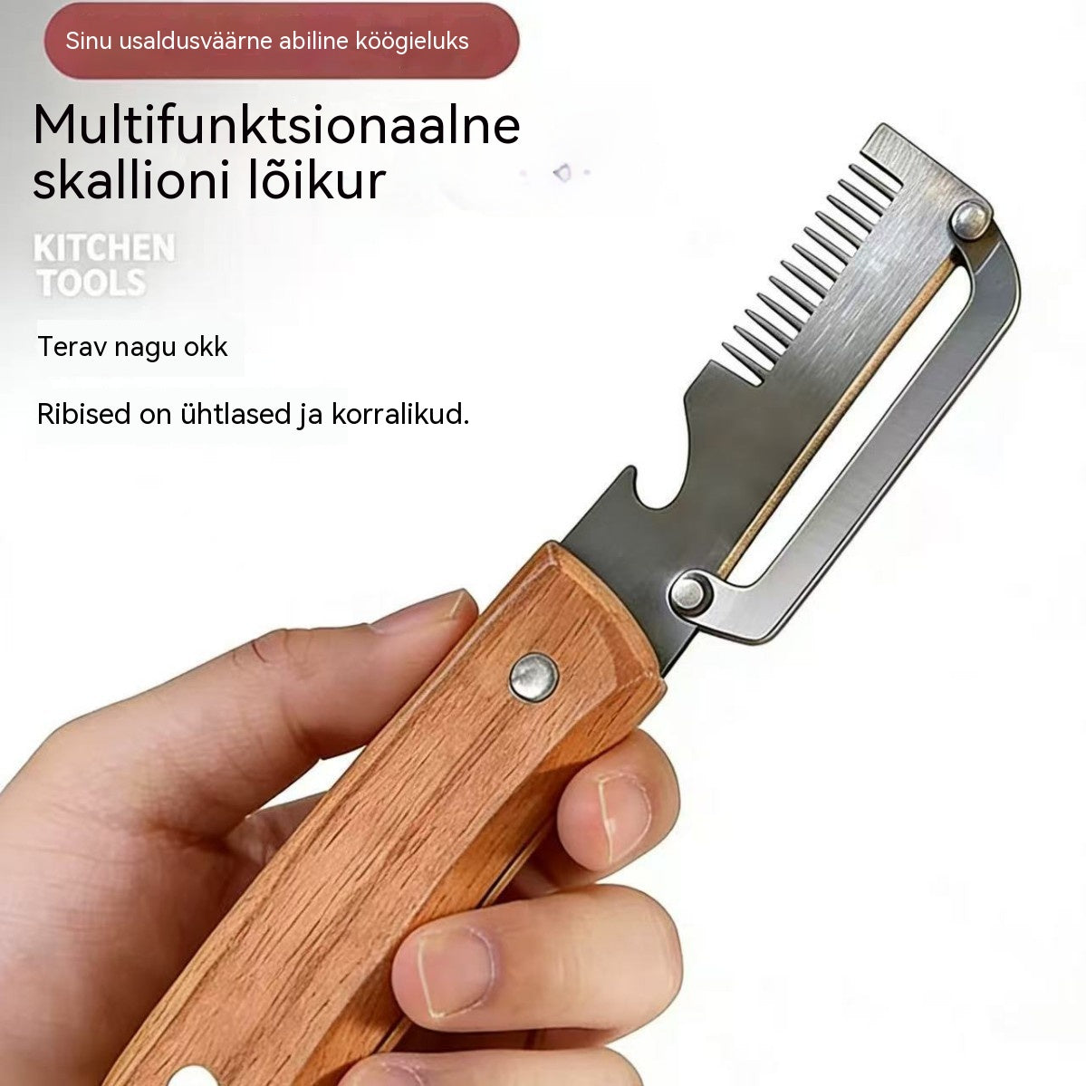 【Osta üks, saad ühe tasuta】 Kolme ühes mitmeotstarbeline köögikoorija: koorib, lõikab ning avab pudelikorke!