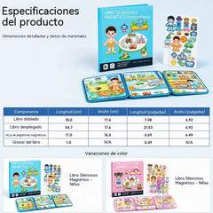 🧲 Libro de Actividades Magnético para Niños | Juegos Creativos, Escenas Interactivas y Diversión Sin Pantallas