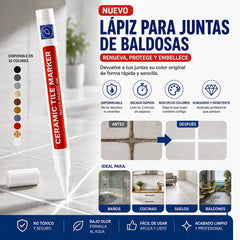 【4 unidades a 23 euros】Lápiz para lechada de baldosas de cerámica resistente al moho y al agua