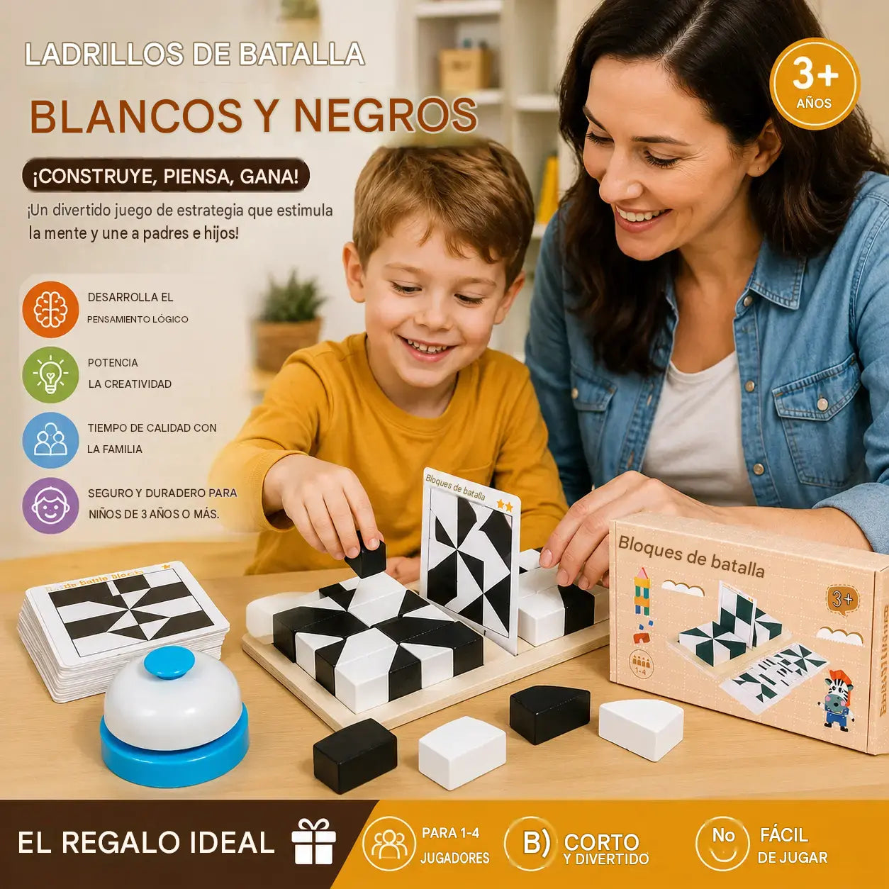 🧩Juguetes educativos para niños rompecabezas de bloques de construcción