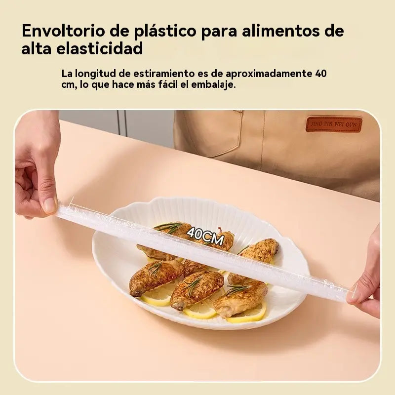 🔥【Oferta especial de último día: 50% de descuento】✨500 envoltorios de plástico reutilizables y flexibles aptos para alimentos
