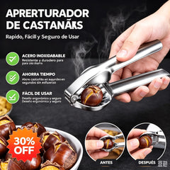 🔥🔥【2 piezas por 24 euros】 🌰Clip de apertura de castaño para el hogar, ¡se abre fácilmente con un toque sin lastimarse las manos!