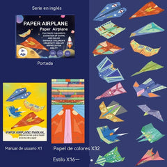 ⏳Oferta por tiempo limitado: 50% de descuento⏰Kit creativo para hacer aviones de papel para niños🗞️🛩️