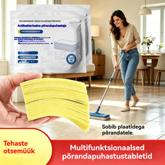 🧹✨ 240 universaalset antibakteriaalset ja desodoreerivat puhastustabletti | Sobib puit-, laminaat-, plaatide ja haagissuvila seinte puhastamiseks