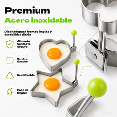🔥50% de descuento🔥🍳Sartén para huevos de acero inoxidable【Paquete de 10 piezas】