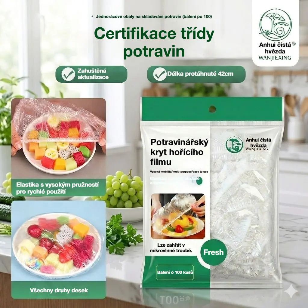⏳50% sleva🔥Čím více nakoupíte, tím více ušetříte🎁Jednorázové strečové obaly na jídlo, vhodné na misky a talíře