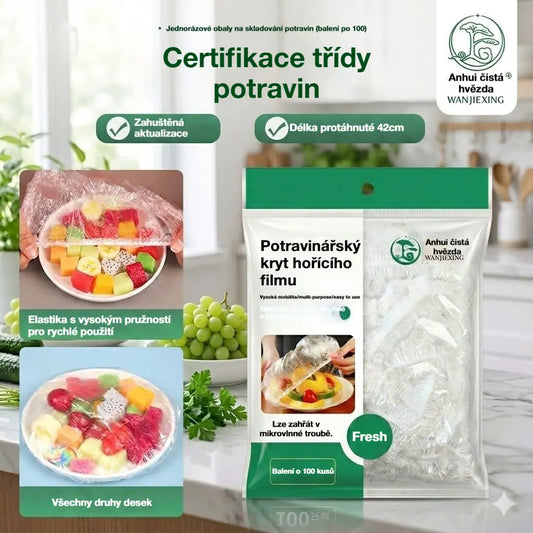 ⏳50% sleva🔥Čím více nakoupíte, tím více ušetříte🎁Jednorázové strečové obaly na jídlo, vhodné na misky a talíře