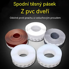 🚪 Těsnicí páska z PVC spodní strany dveří – prachotěsná a odolná proti průvanu