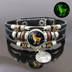 🌙 Lleva tu signo contigo: pulsera zodiacal que brilla de noche ✨