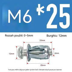 🔥50% SLEVA【100 kusů】M4M5M6 Rozpínací šroub, matice s převlečnou maticí, nýtová matice