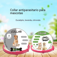 🐱🐶Collar antipulgas y garrapatas ajustable para perros y gatos🚫