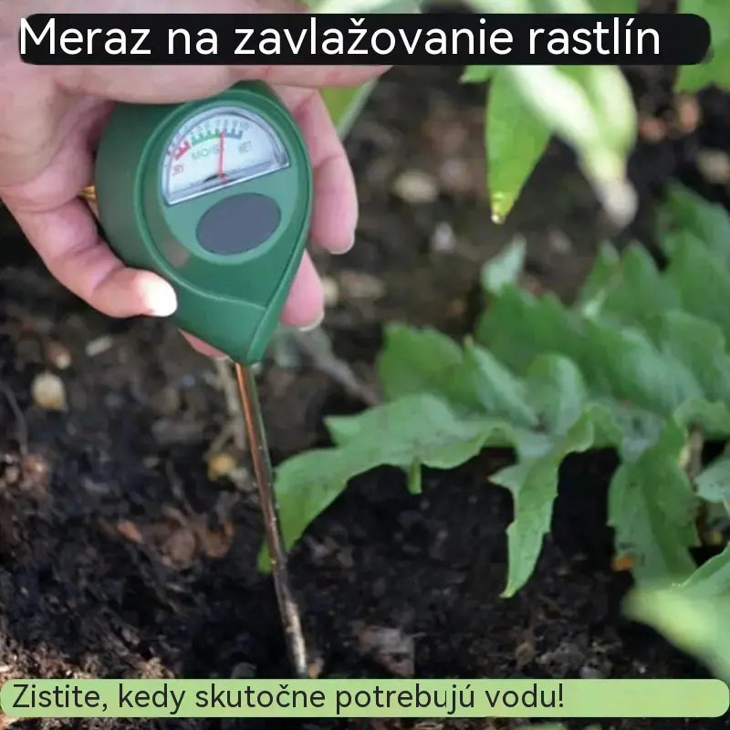 🌿💧 Merač vlhkosti pre rastliny — Zistite, kedy skutočne potrebujú vodu!