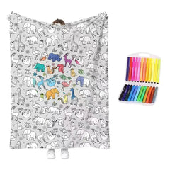 🎨Set de colorear creativo con manta cómoda