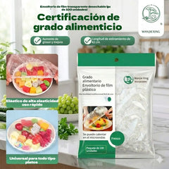 ⏳50% de descuento🔥Cuanto más compres, más ahorrarás🎁Tapas elásticas desechables para alimentos, aptas para cuencos y platos