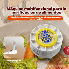 🔥Oferta por tiempo limitado, 50% de descuento🔥 Limpiador ultrasónico portátil para frutas y verduras - recargable por USB, limpia fácilmente frutas y verduras, perfecto para el hogar y los viajes🥬
