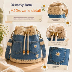 Bolso vaquero tejido de estilo bohemio para completar todos tus atuendos ✨