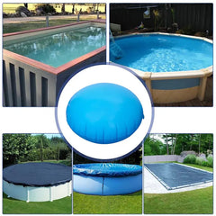 📢📢1 juego 31 euro⏰Cojín de aire para invernaje de piscinas redondas inflables: alivia la presión del hielo y protege la piscina en invierno 🏊