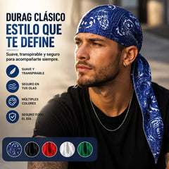 🏝【Paquete de gran valor – 5 piezas】Elegante sombrero/pañuelo para la cabeza de estilo retro hecho de seda transpirable
