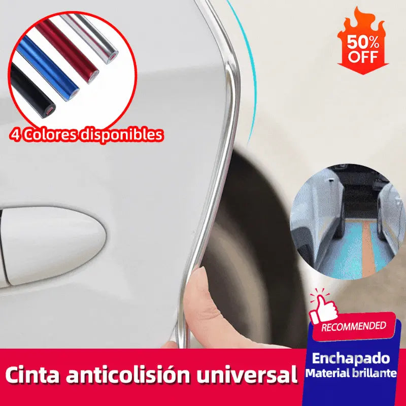 💥【10M】🚗🚗 Cinta protectora universal contra impactos para puertas, capó y maletero del coche