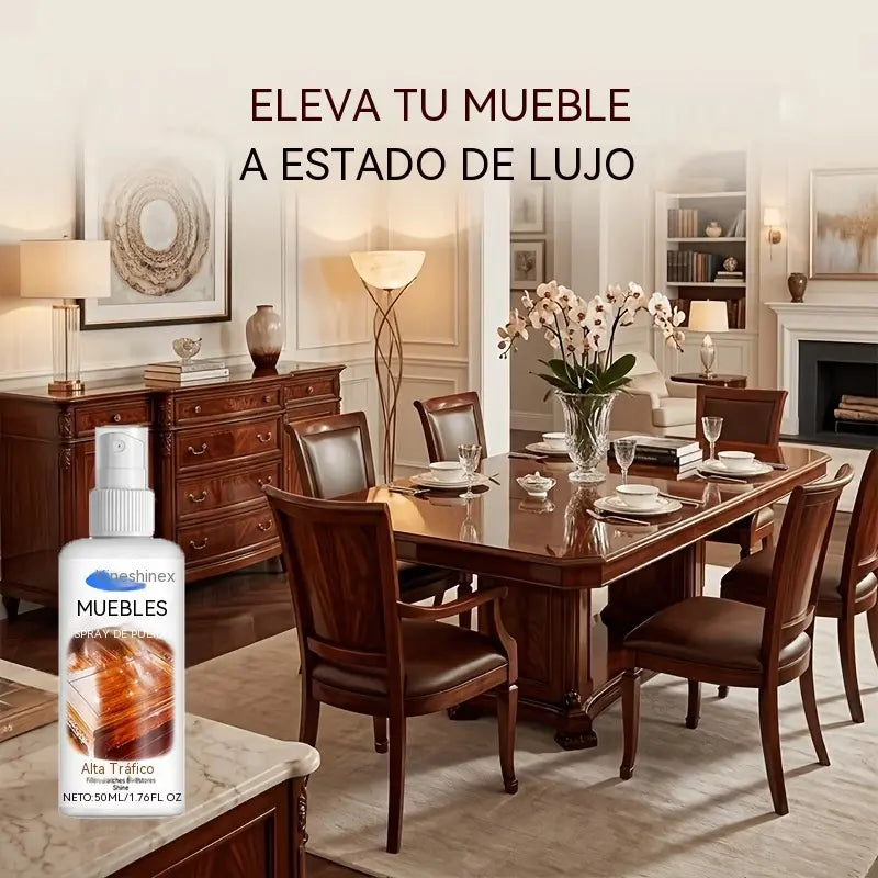 【Compra 1 y llévate 1 gratis】🪑 ✨ El abrillantador de muebles de alto brillo renueva la madera y el vinilo en segundos.