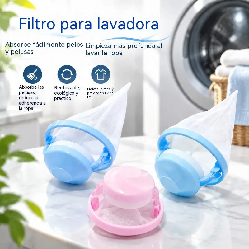 💯✨【3 artículos por 24 euros】Bolsas de filtro para lavadora, quitapelusas
