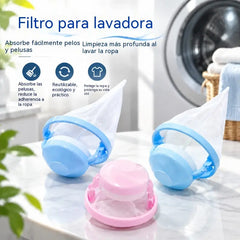 💯✨【3 artículos por 24 euros】Bolsas de filtro para lavadora, quitapelusas