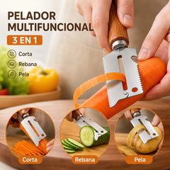 🥳50% de descuento🔥【2 artículos por 22 euros】Pelador multifuncional de acero inoxidable